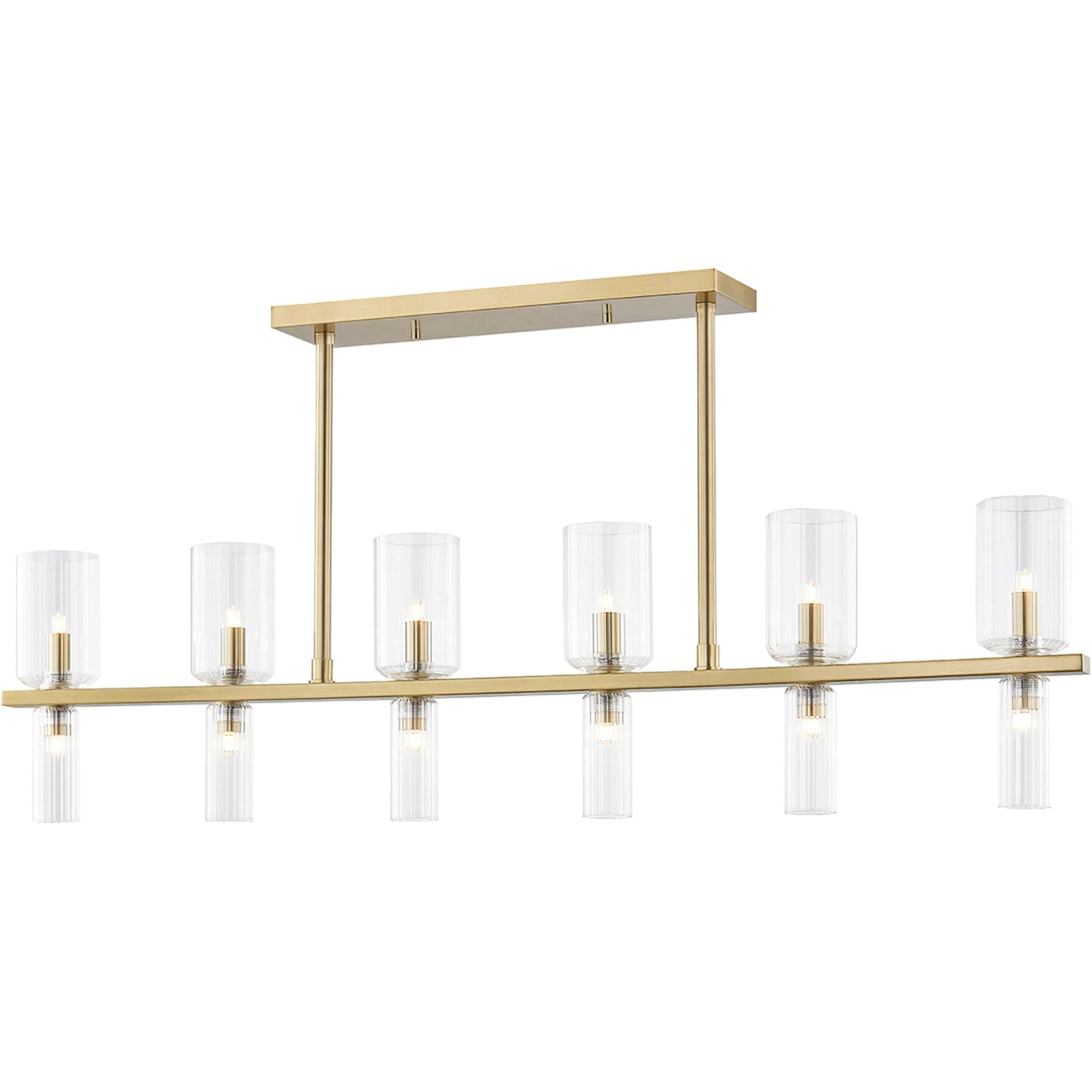 003 SR-860710 | Primary Silo | Tabitha 12 Light Island by Mitzi. Made from steel in a modern style.