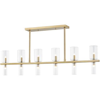 Venice Pendant by Hudson Valley. Made from steel in a transitional style.