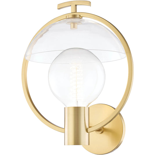 Ringo Wall Sconce by Mitzi. Made from steel in a modern style.