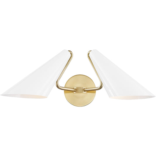 Talia Wall Sconce by Mitzi. Made from steel in a modern style.