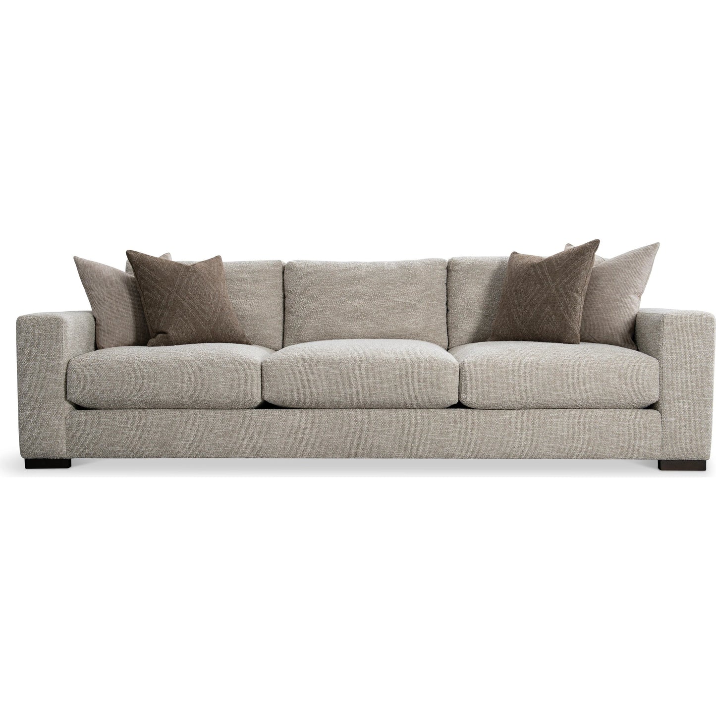 002 SI-2524054 | Additional Silo | Drew Fabric Sofa by Bernhardt in beige. Made from polyfoam core, virgin polyester fibers, waterfowl feathers, waterfowl down in a transitional style.