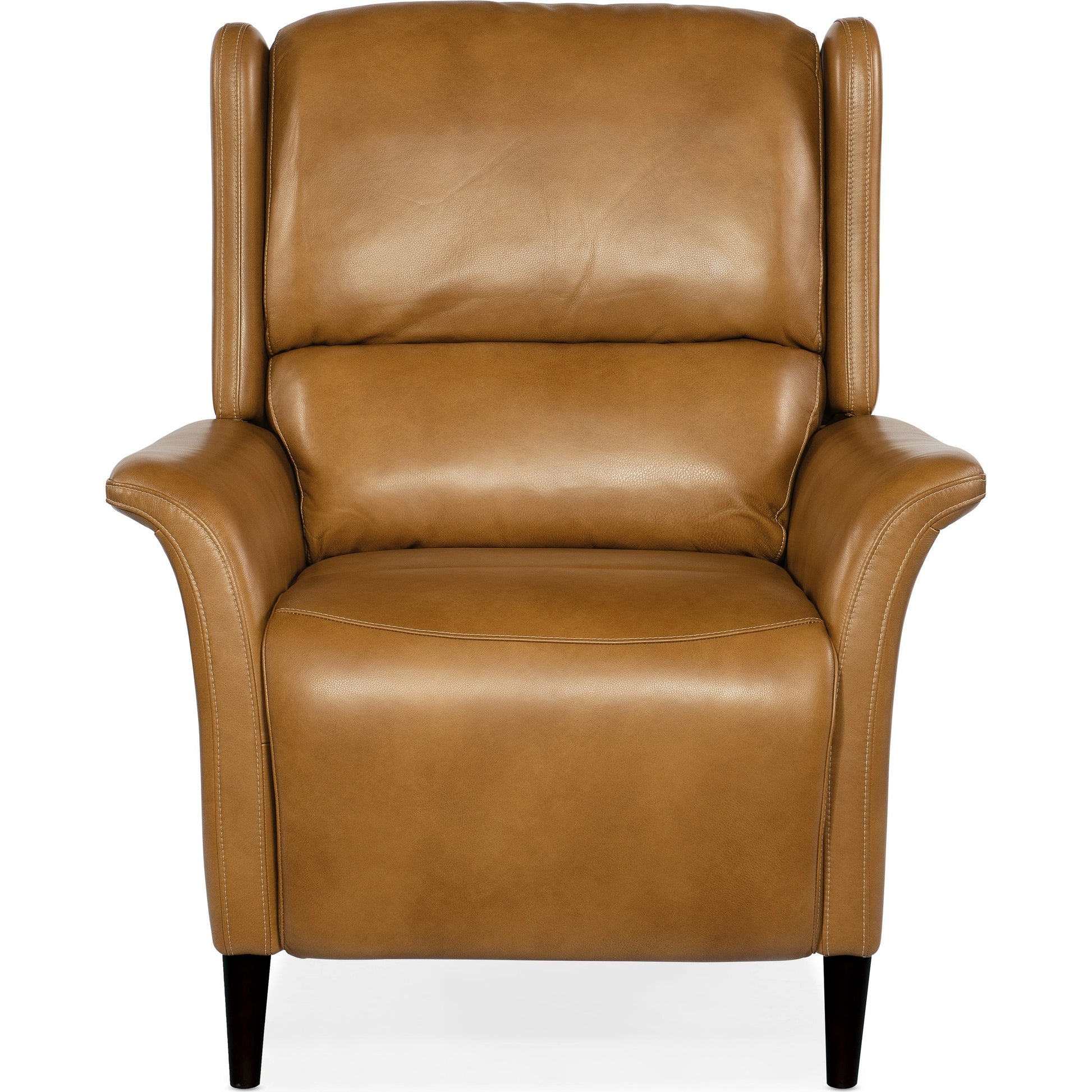 Deacon Power Recliner by Hooker Furniture. Made from leather in a traditional style.