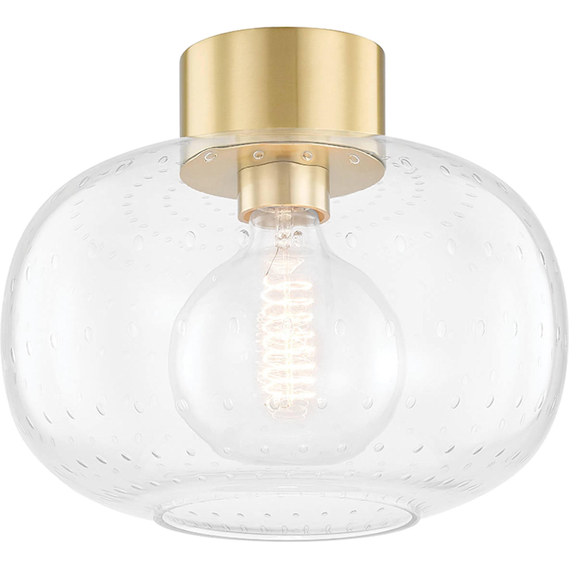 Harlow 1 Light Flush Mount by Mitzi. Made from steel in a modern style.