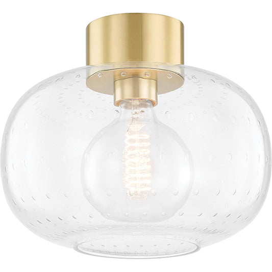Harlow 1 Light Flush Mount by Mitzi. Made from steel in a modern style.