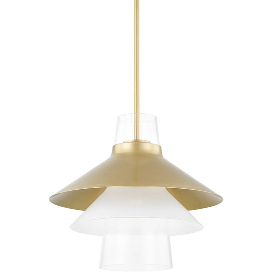 Jessy Pendant by Mitzi. Made from steel in a transitional style.