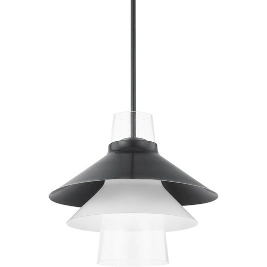 Jessy Pendant by Mitzi. Made from steel in a transitional style.