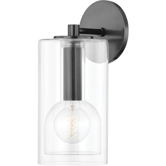 Belinda 1Wall Sconce by Mitzi. Made from steel in a modern style.