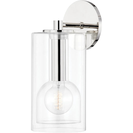 Belinda 1Wall Sconce by Mitzi. Made from steel in a modern style.