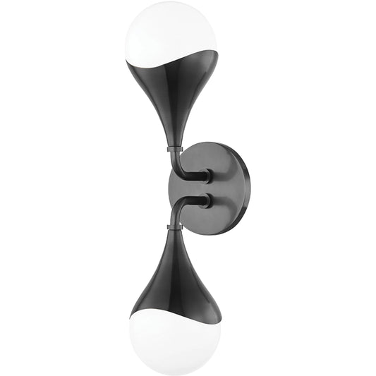 Ariana Bath Bracket by Mitzi. Made from steel in a modern style.