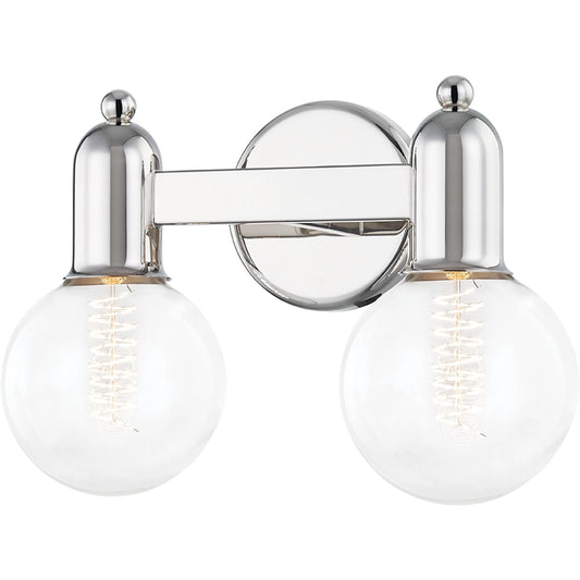 Bryce Bath Bracket by Mitzi. Made from steel in a transitional style.