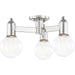 Bryce Semi Flush by Mitzi. Made from steel in a transitional style.
