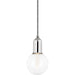 Bryce Pendant by Mitzi. Made from steel in a transitional style.