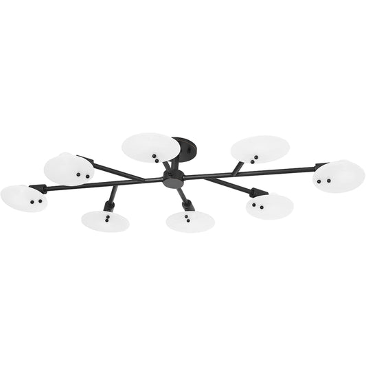 Giselle 8 Light Semi Flush by Mitzi. Made from steel in a modern style.