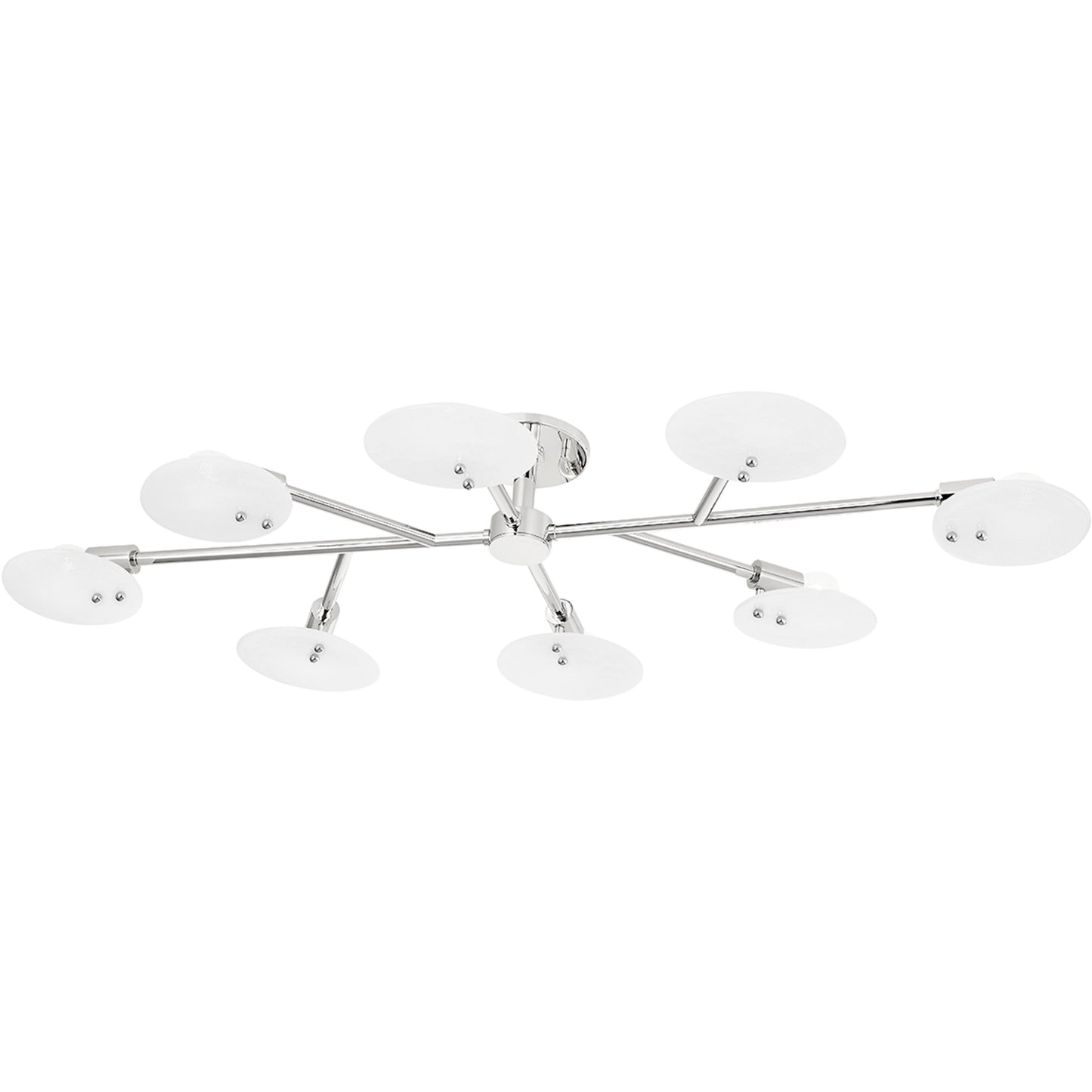 003 SI-2029430 | Primary Silo | Giselle 8 Light Semi Flush by Mitzi. Made from steel in a modern style.