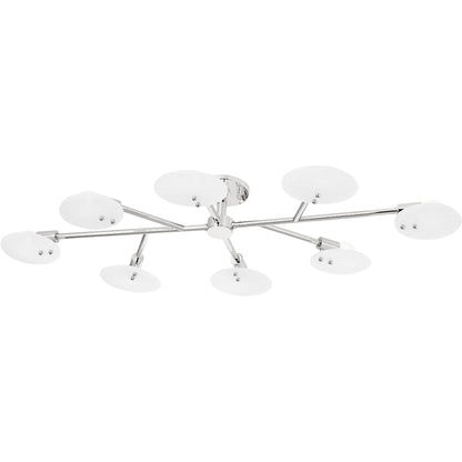 Giselle 8 Light Semi Flush by Mitzi. Made from steel in a modern style.