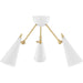Moxie Semi Flush by Mitzi. Made from steel in a modern style.