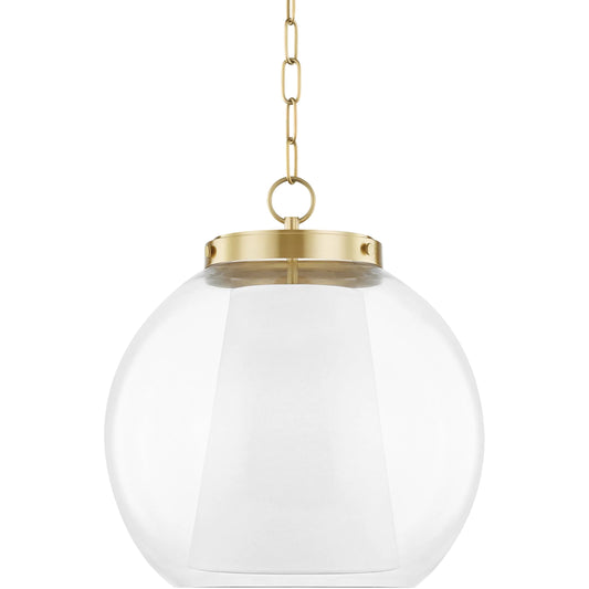 Sasha Pendant by Mitzi. Made from steel in a transitional style.