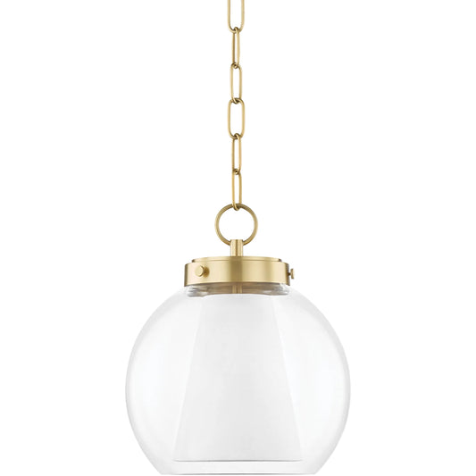Sasha Pendant by Mitzi. Made from steel in a transitional style.
