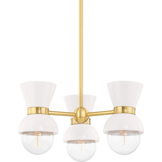 Gillian Semi Flush Pendant by Mitzi. Made from steel in a modern style.