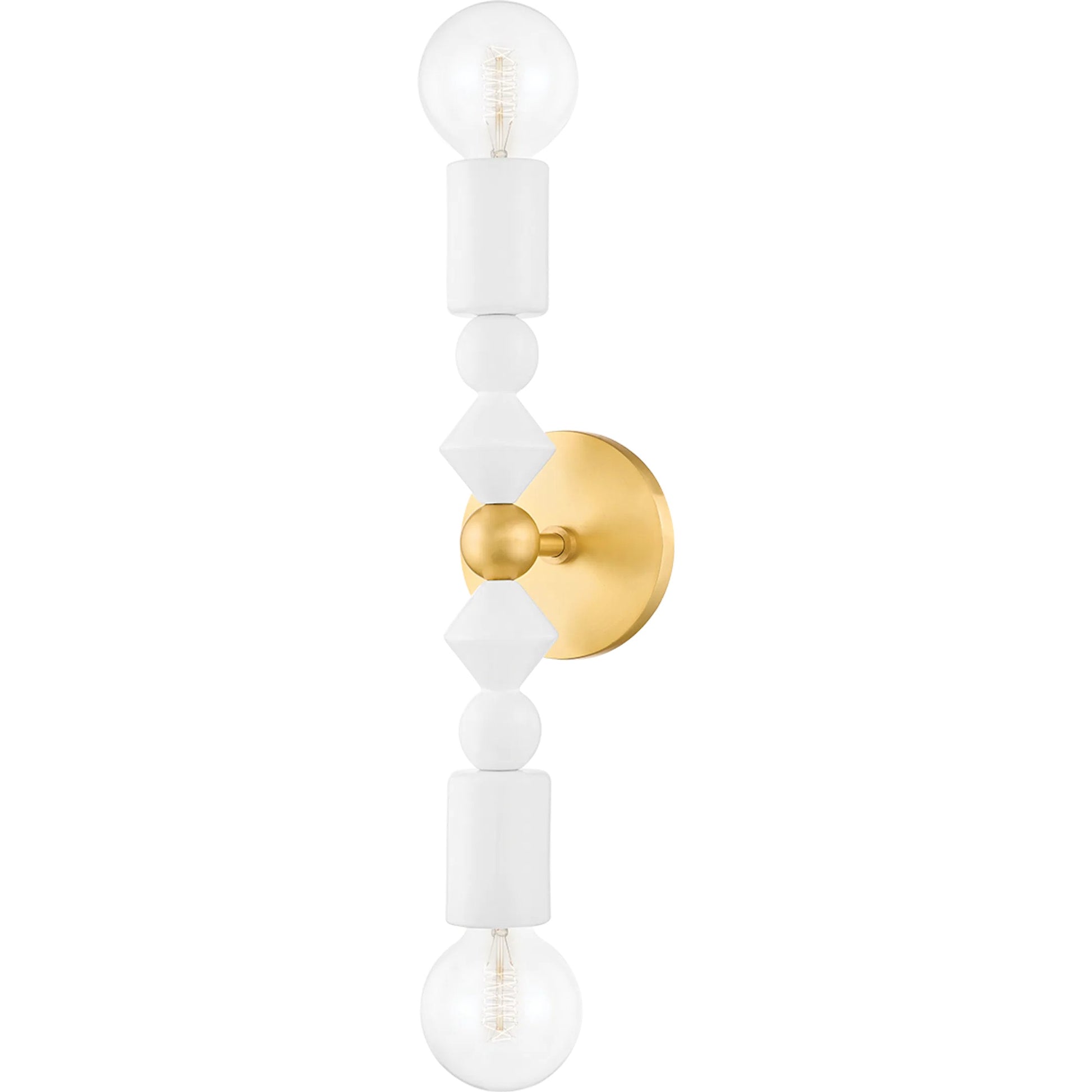 Pawtucket Flush Mount by Hudson Valley in aged brass, soft white. Made from steel in a transitional style.