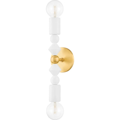 Pawtucket Flush Mount by Hudson Valley in aged brass, soft white. Made from steel in a transitional style.