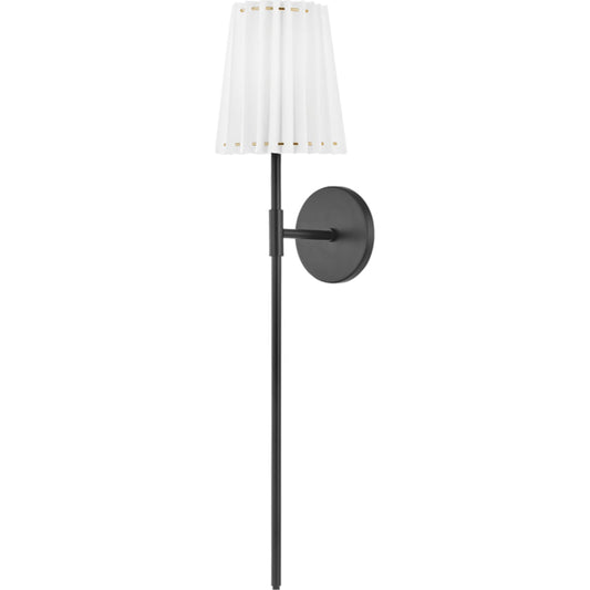 Demi Long Wall Sconce by Mitzi. Made from steel in a traditional style.