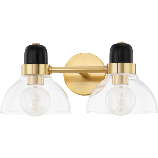 Camile Sconce by Mitzi. Made from steel in a transitional style.