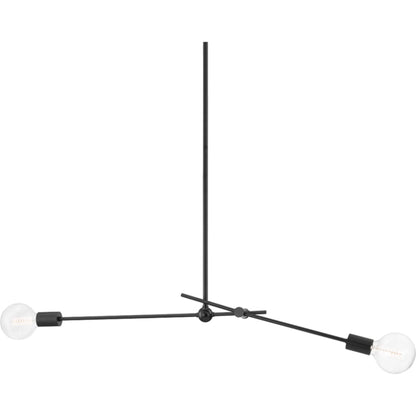 Gale Pendant by Mitzi in polished nickel. Made from steel in a modern style.