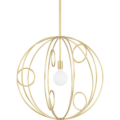 Alanis Pendant by Mitzi. Made from steel in a modern style.