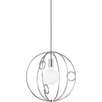 Alanis Pendant by Mitzi. Made from steel in a modern style.