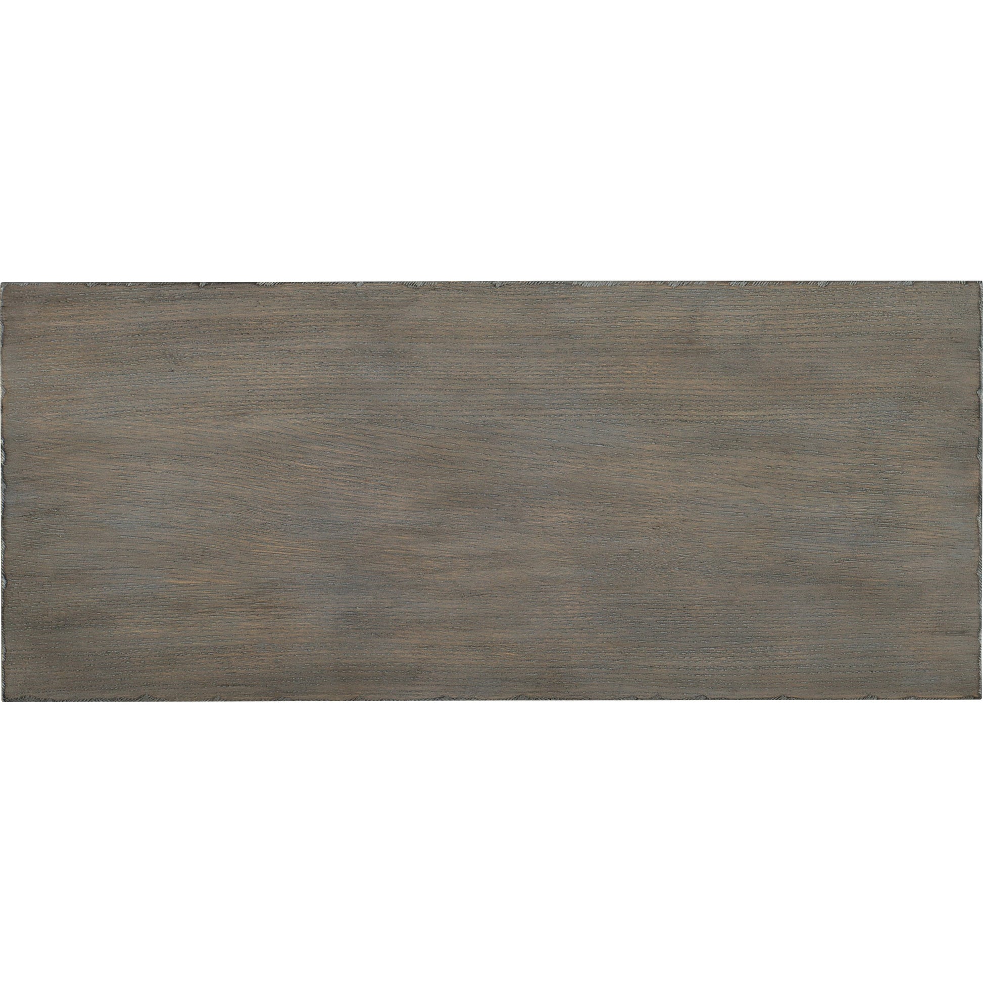 Breck Chest by Hooker Furniture in gray. Made from oak veneers with copper in a modern style.