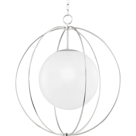Lyla Pendant by Mitzi. Made from steel in a transitional style.