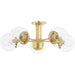Meadow 5 Light Semi Flush by Mitzi. Made from steel in a modern style.