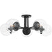Meadow 5 Light Semi Flush by Mitzi. Made from steel in a modern style.