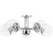 Meadow 5 Light Semi Flush by Mitzi. Made from steel in a modern style.