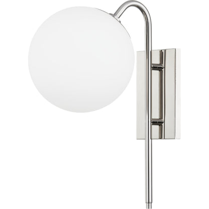 Ingrid Wall Sconce by Mitzi in aged brass. Made from steel in a modern style.