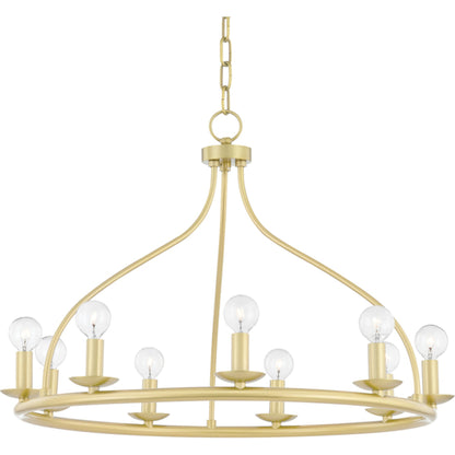 Kendra Chandelier by Mitzi. Made from steel in a modern style.