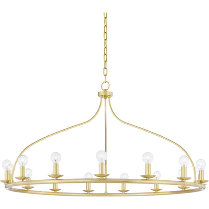 Kendra Chandelier by Mitzi. Made from steel in a modern style.