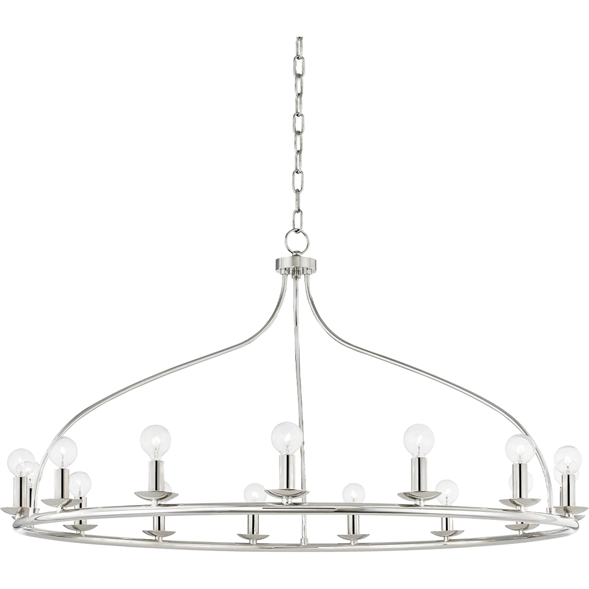 Kendra Chandelier by Mitzi. Made from steel in a modern style.