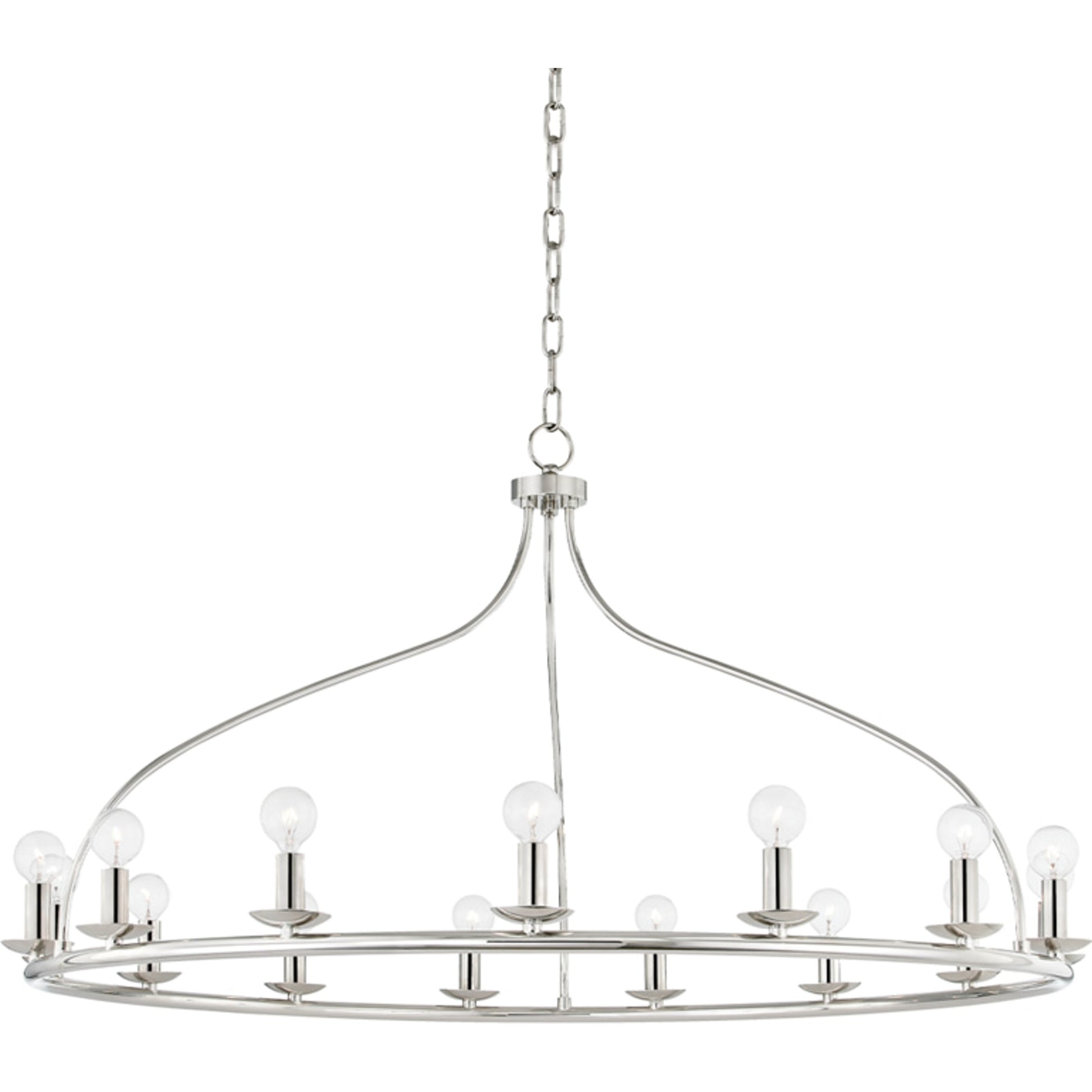 Kendra Chandelier by Mitzi. Made from steel in a modern style.