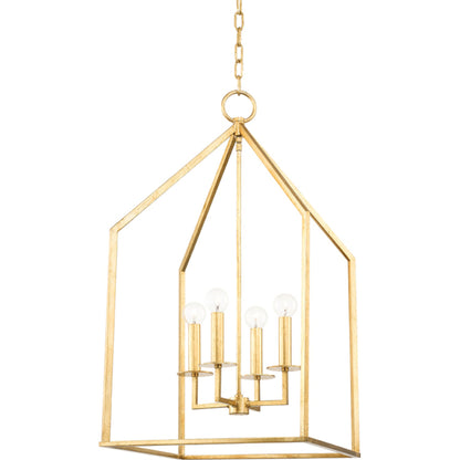 Lena Pendant by Mitzi in aged iron. Made from steel in a transitional style.