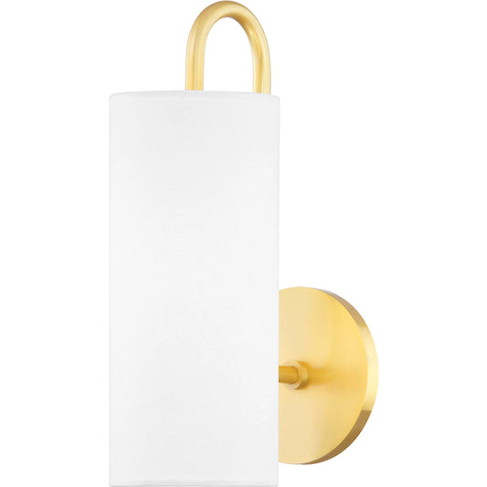 Freda Wall Sconce by Mitzi. Made from steel in a traditional style.
