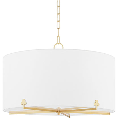 Darlene Chandelier by Mitzi. Made from steel in a transitional style.