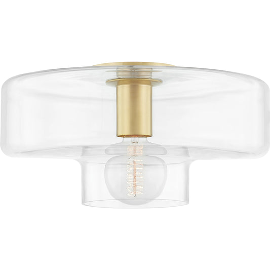 Iona Flush Mount by Mitzi. Made from steel in a modern style.