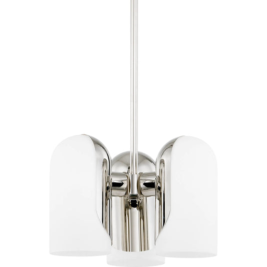 Mabel Pendant by Mitzi. Made from steel in a transitional style.
