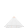 Blush / 20.00" x 9.5", White