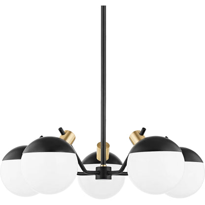 Miranda Chandelier by Mitzi. Made from steel in a modern style.