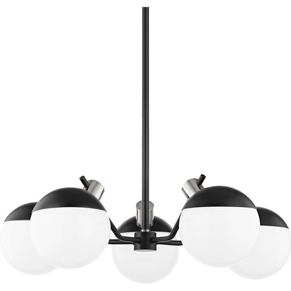 Miranda Chandelier by Mitzi. Made from steel in a modern style.