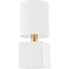 White, Aged Brass