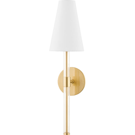 Janelle 1 Light Wall Sconce by Mitzi. Made from steel in a modern style.